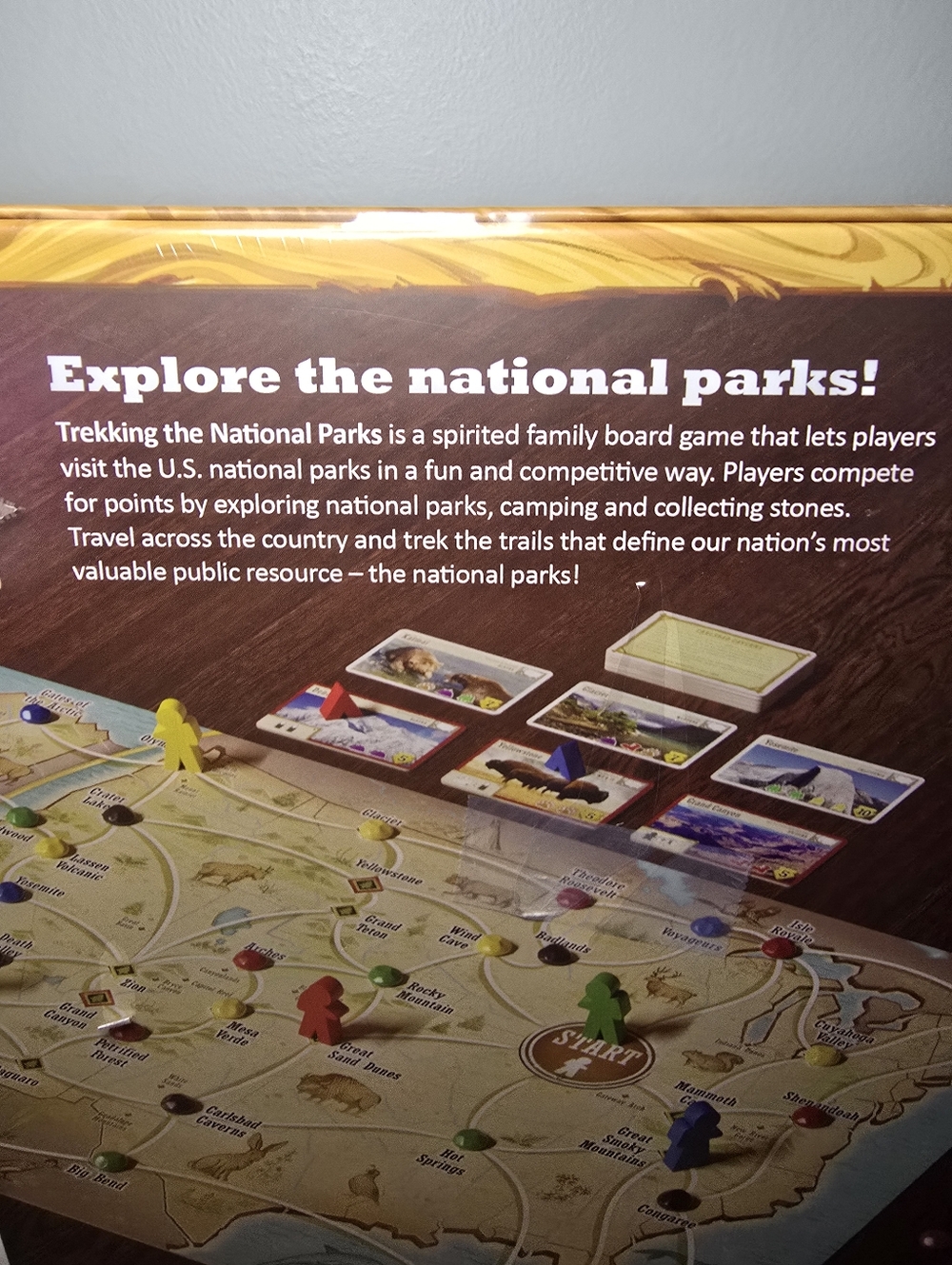 Trekking The National Parks 3rd Edition Strategy Board Game New Sealed - Picture 5 of 5